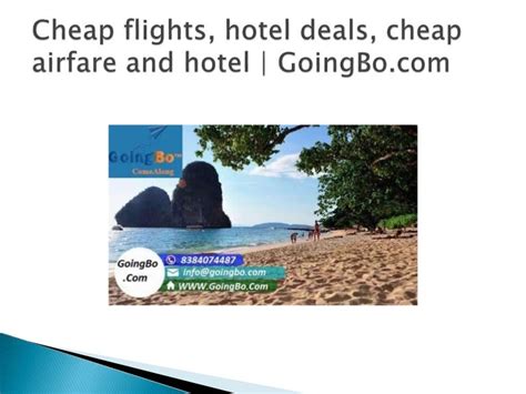 cheap airfare and hotel packages.